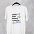 Coffee $8 Bank Account $2 Living the Dream Funny T-Shirt